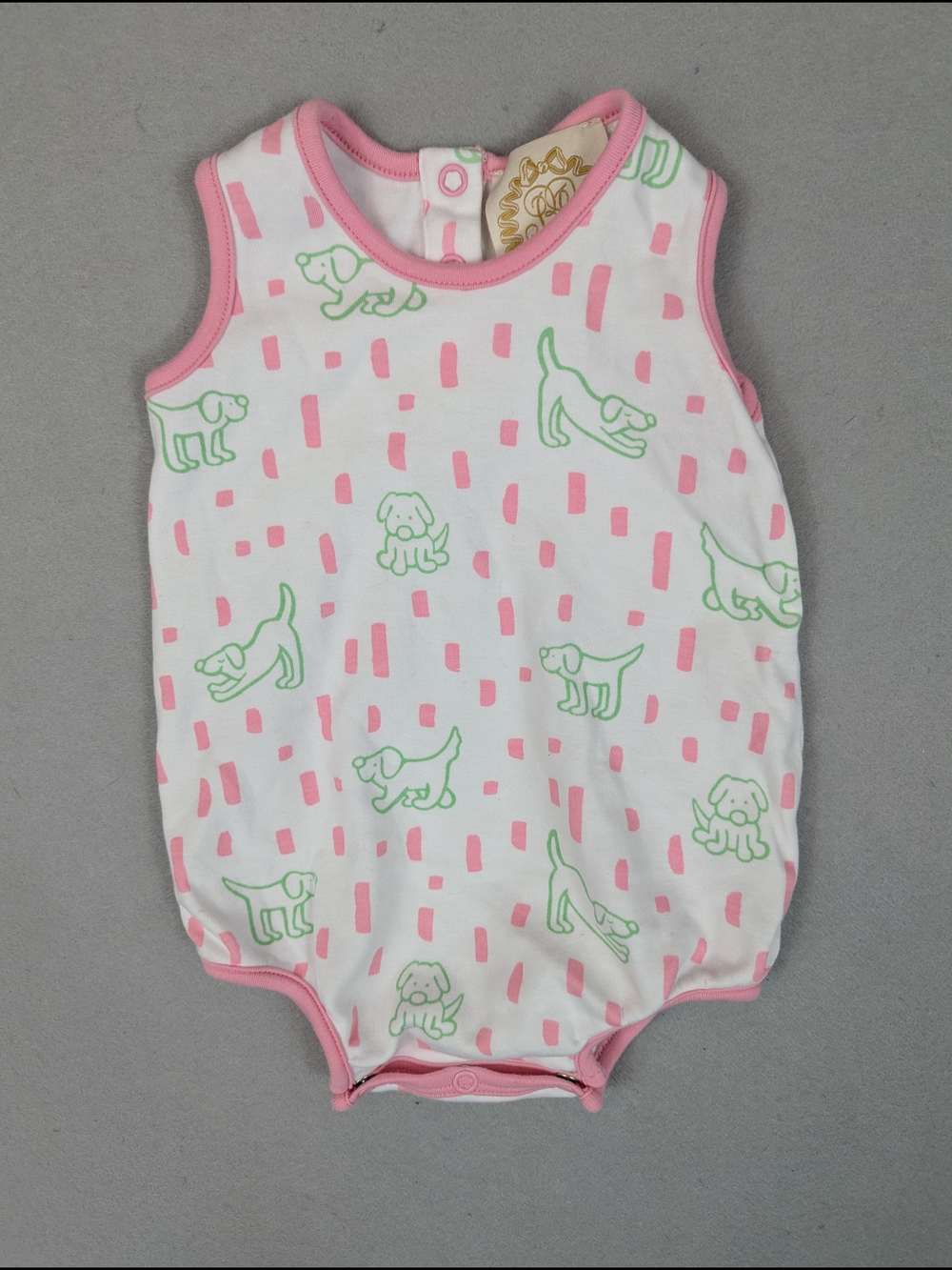 The Beaufort Bonnet Company TBBC Patton Play Bubble Puppy Paw-ty Size 0-3 months